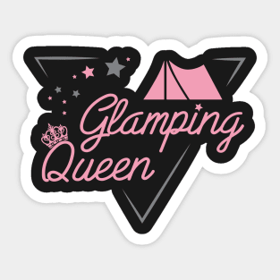 Camping: Glamping Queen Sticker